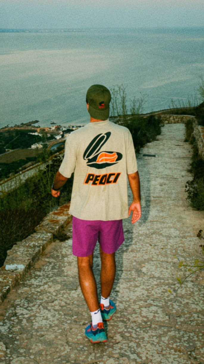 Stampa PEOCI sul retro della TSHIRT SALTAI